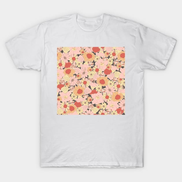 Fall Floral T-Shirt by A2Gretchen